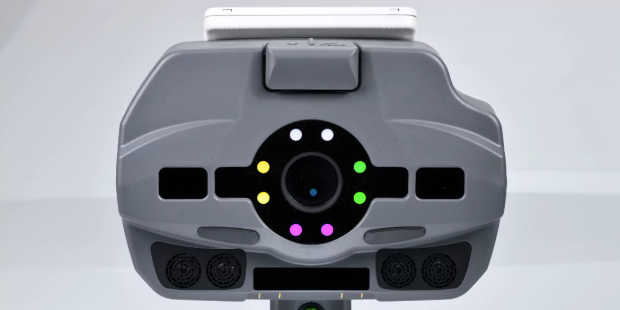 Retinomax K+5 Screeen child mode with color-changing LEDs